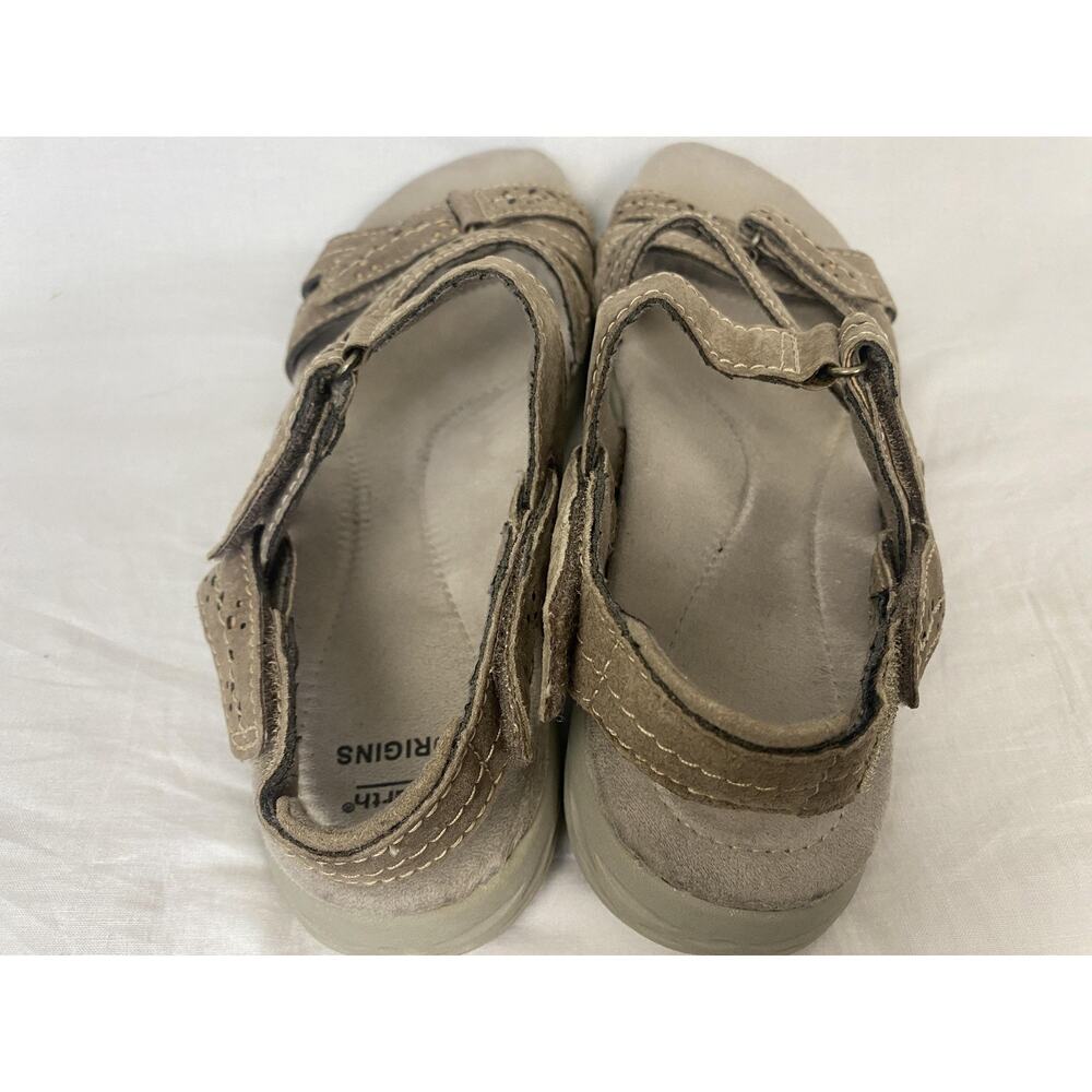 Earth Origins Sandal Women 9 Brown Suede Leather Strappy Westfield Wendy Granola - Picture 7 of 14